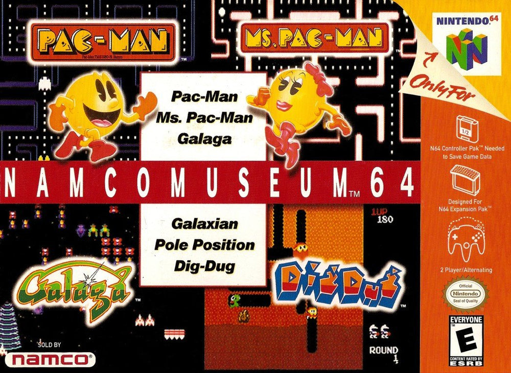 Namco Museum 64 (Nintendo 64) (Online Only)