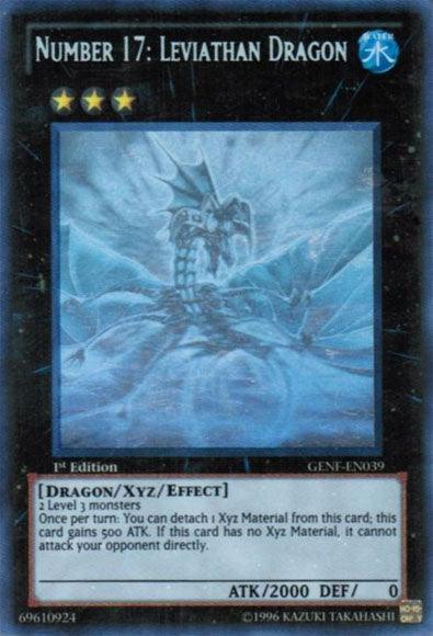 Number 17: Leviathan Dragon [GENF-EN039] Ghost Rare (ONLINE ORDER ONLY)
