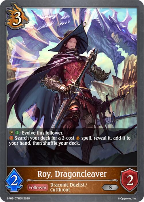 Roy, Dragoncleaver (BP09-074EN) [Duet of Dawn and Dusk]