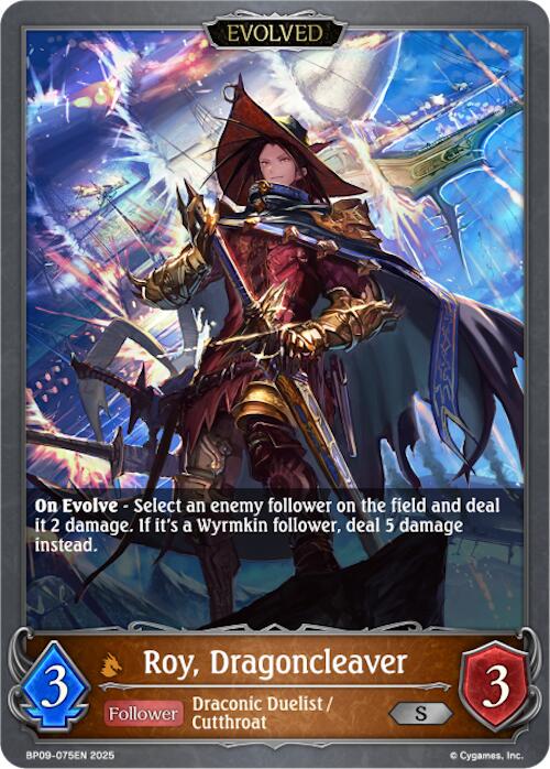 Roy, Dragoncleaver (Evolved) (BP09-075EN) [Duet of Dawn and Dusk]