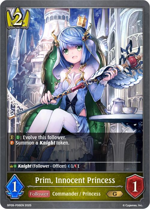 Prim, Innocent Princess - P06EN (Foil) (BP09-P06EN) [Duet of Dawn and Dusk]
