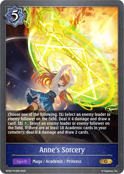 Anne's Sorcery - P14EN (Foil) (BP09-P14EN) [Duet of Dawn and Dusk]