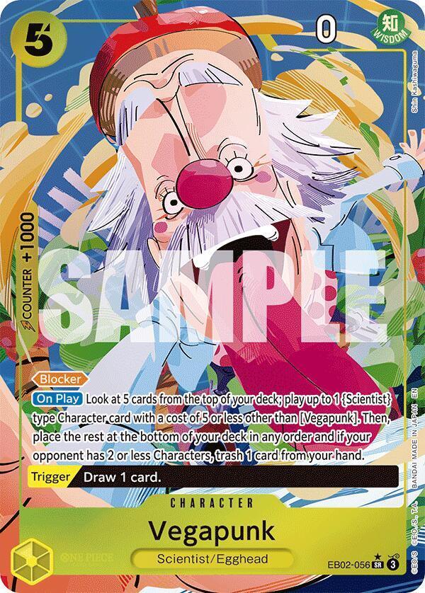 Vegapunk (Alternate Art) [Extra Booster: Memorial Collection] (ONLINE ORDER ONLY)