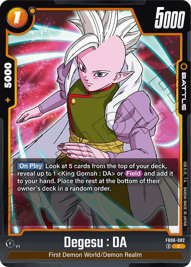 Degesu : DA [Rivals Clash] (ONLINE ORDER ONLY)