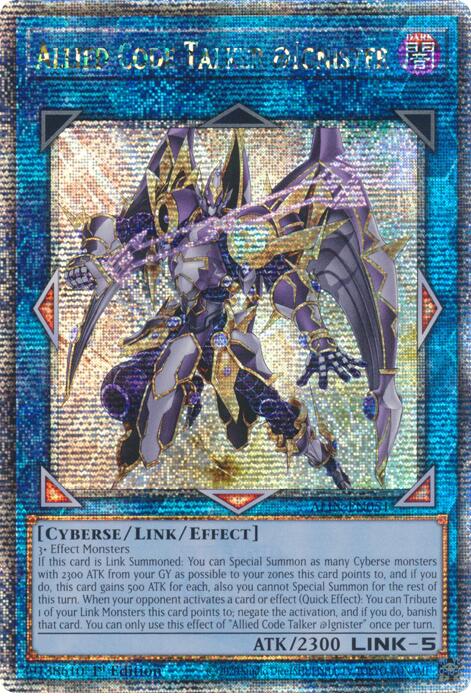 Allied Code Talker @Ignister [ALIN-EN051] Quarter Century Secret Rare