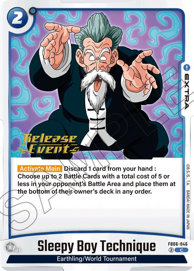 Sleepy Boy Technique [Rivals Clash Release Event Cards] (ONLINE ORDER ONLY)