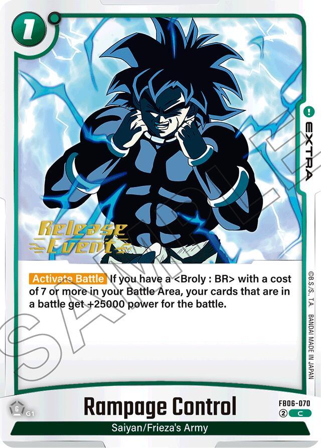 Rampage Control [Rivals Clash Release Event Cards] (ONLINE ORDER ONLY)