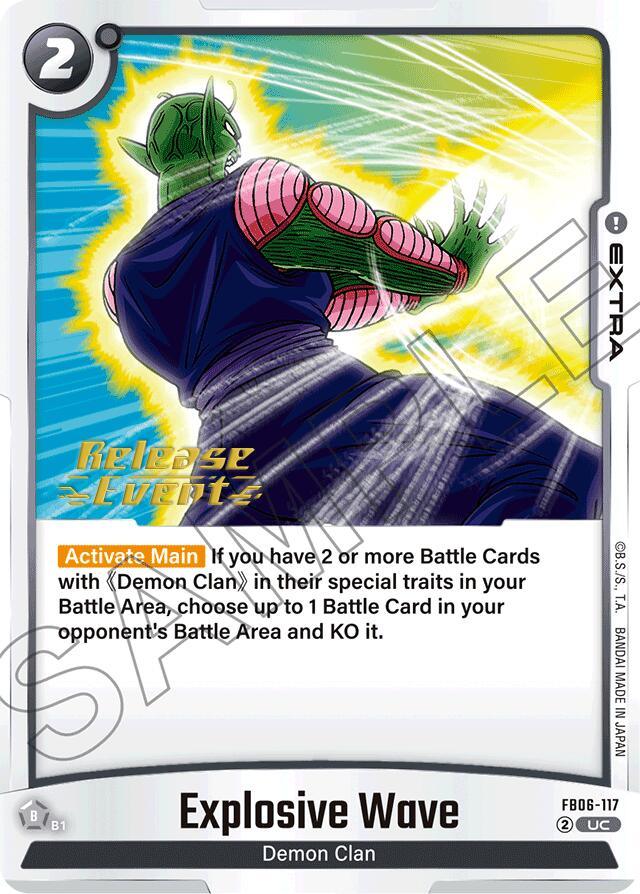 Explosive Wave [Rivals Clash Release Event Cards] (ONLINE ORDER ONLY)
