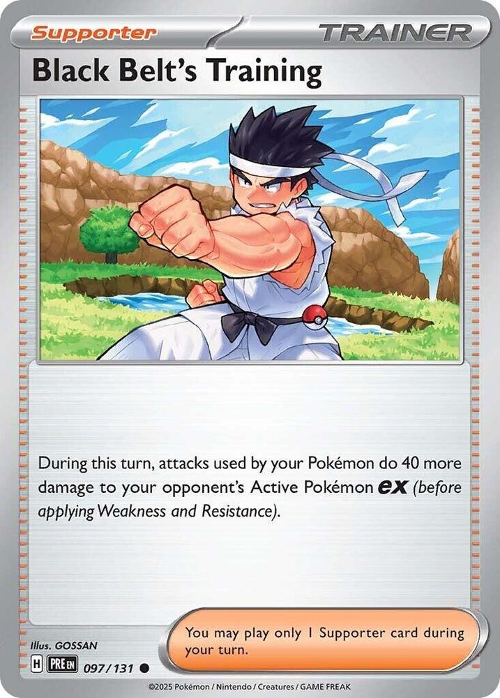 Black Belt's Training (097/131) [Scarlet & Violet: Prismatic Evolutions] (Online Only)