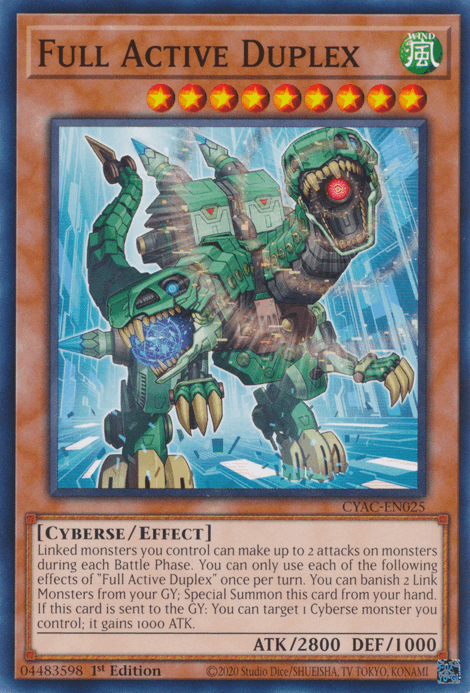 Full Active Duplex [CYAC-EN025] Common (ONLINE ORDER ONLY)