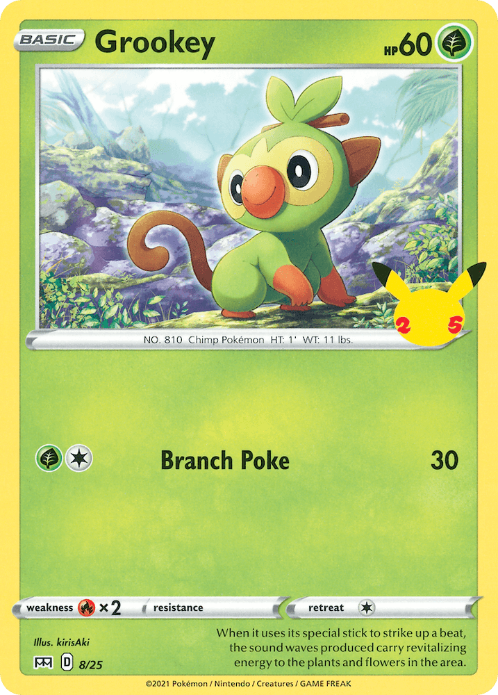 Grookey (8/25) [McDonald's 25th Anniversary] (Online Only)