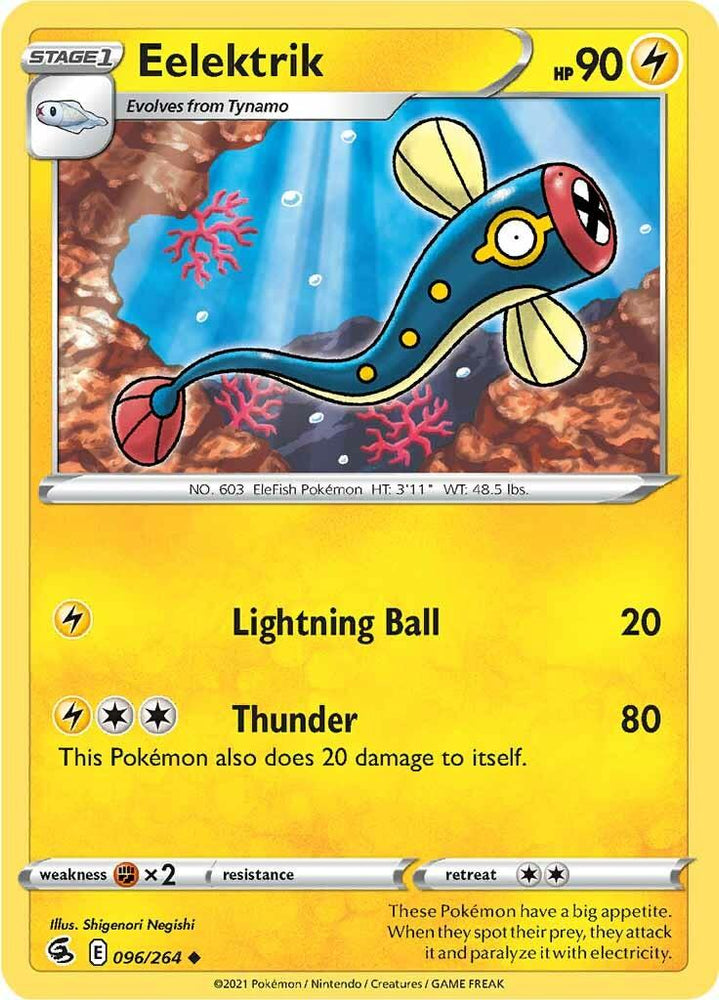 Eelektrik (096/264) [Sword & Shield: Fusion Strike] (Online Only)