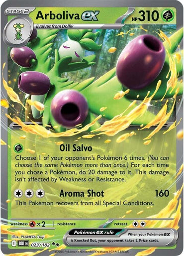 Arboliva ex (023/182) [Scarlet & Violet: Destined Rivals] (ONLINE ORDER ONLY)