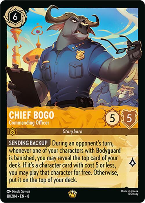 Chief Bogo- Commanding Officer (18/204) [Reign of Jafar] (ONLINE ORDER ONLY)