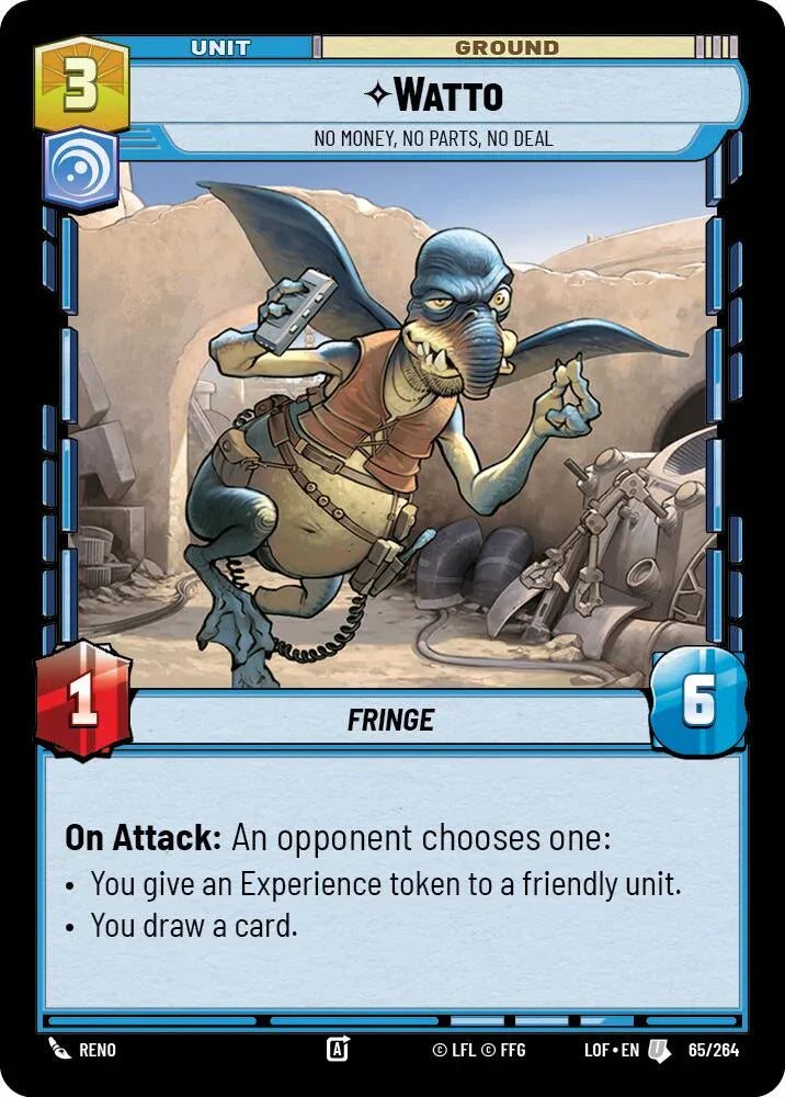 Watto - No Money, No Parts, No Deal (65/264) (65/264) [Legends of the Force] (ONLINE ORDER ONLY)