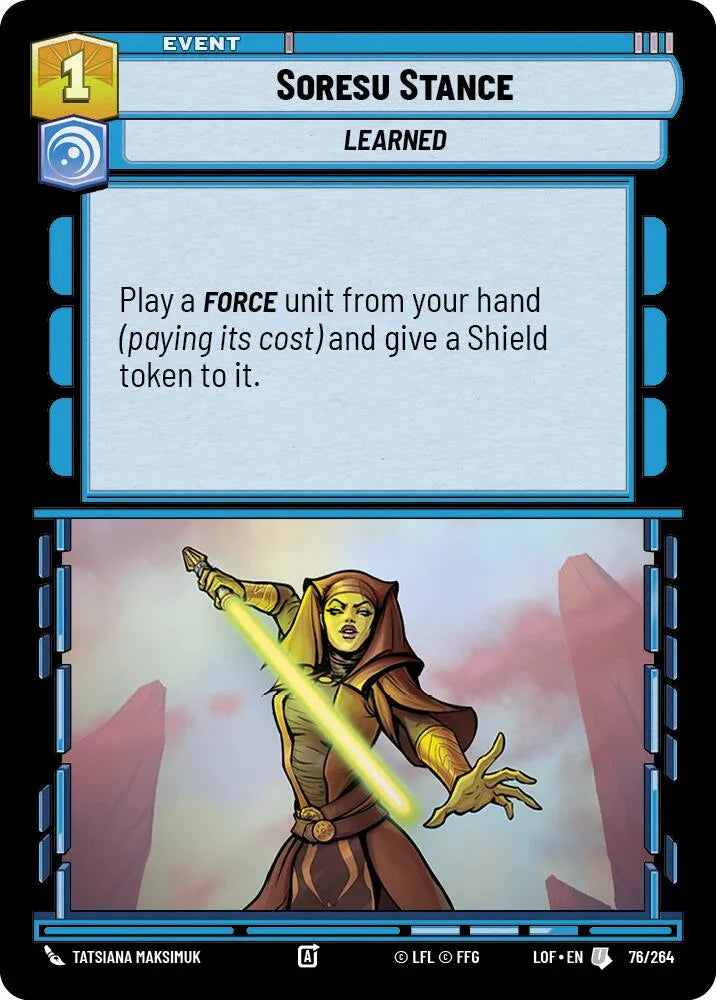 Soresu Stance (76/264) (76/264) [Legends of the Force] (ONLINE ORDER ONLY)