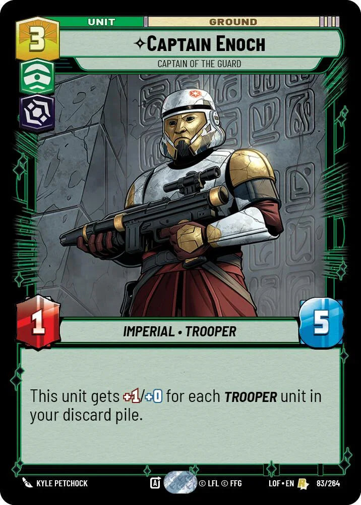 Captain Enoch - Captain of the Guard (83/264) (83/264) [Legends of the Force] (ONLINE ORDER ONLY)