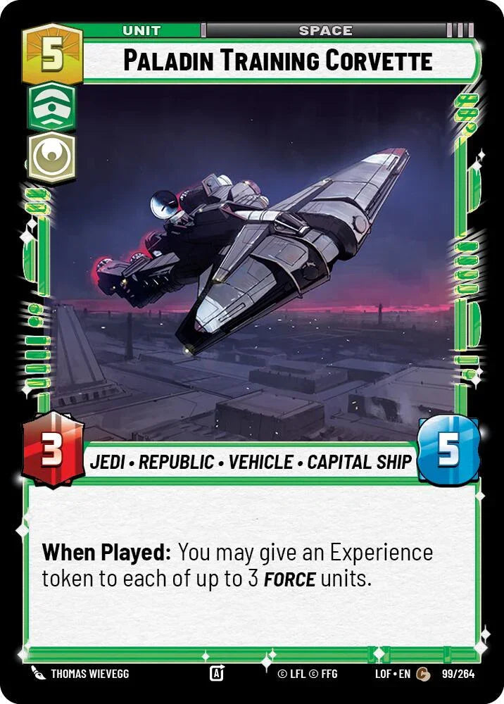 Paladin Training Corvette (99/264) (99/264) [Legends of the Force] (ONLINE ORDER ONLY)