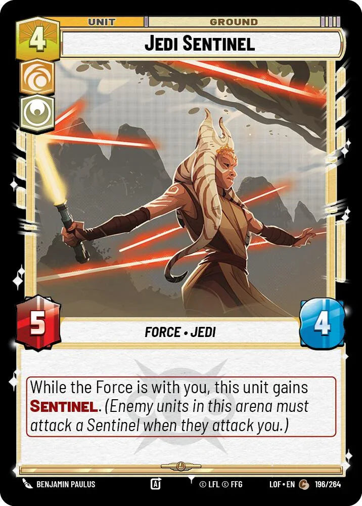 Jedi Sentinel (196/264) (196/264) [Legends of the Force] (ONLINE ORDER ONLY)