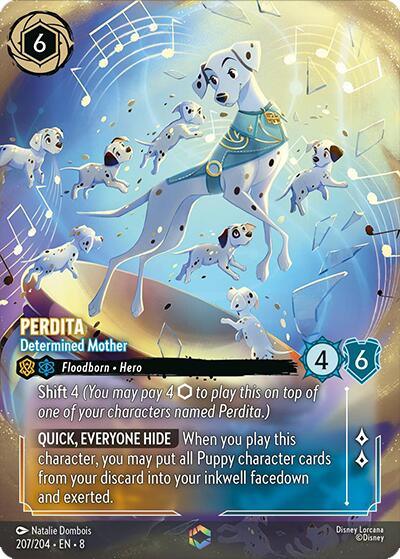 Perdita - Determined Mother (Enchanted) (207/204) [Reign of Jafar] (ONLINE ORDER ONLY)