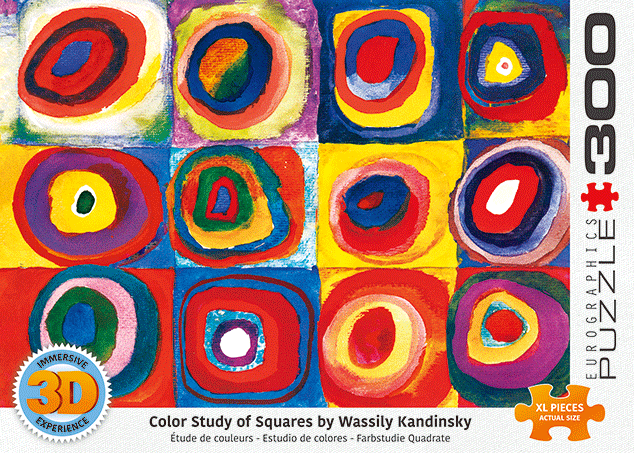 Puzzle: 3D Lenticular - Color Study of Squares