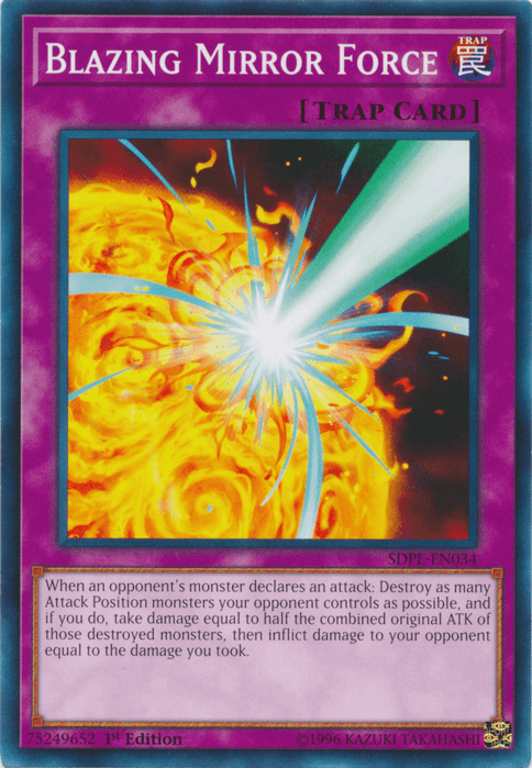Blazing Mirror Force [SDPL-EN034] Common (ONLINE ORDER ONLY)