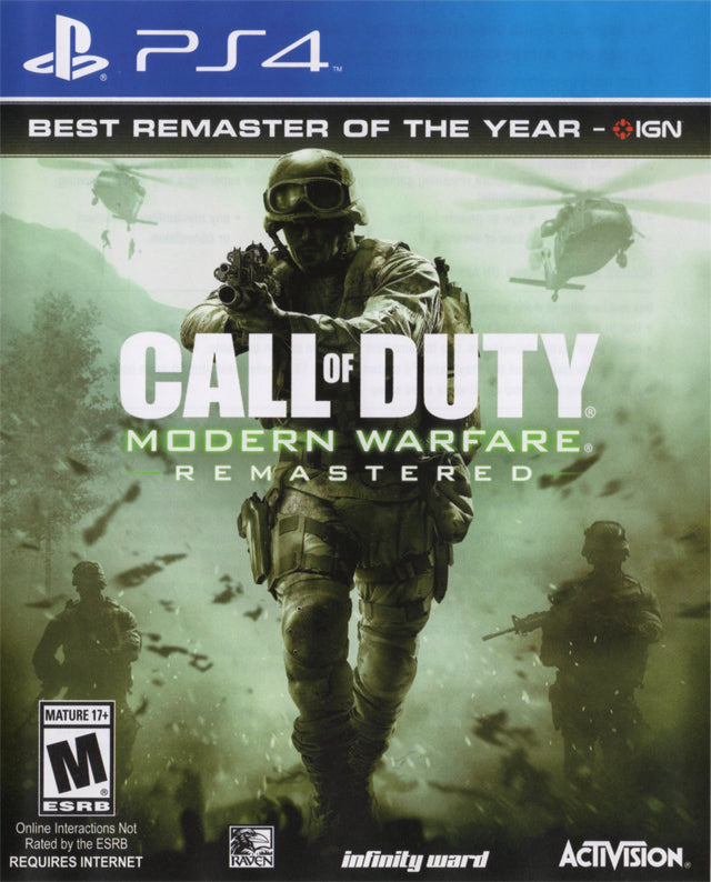 Call of Duty: Modern Warfare Remastered (Playstation 4) (Online Order Only)