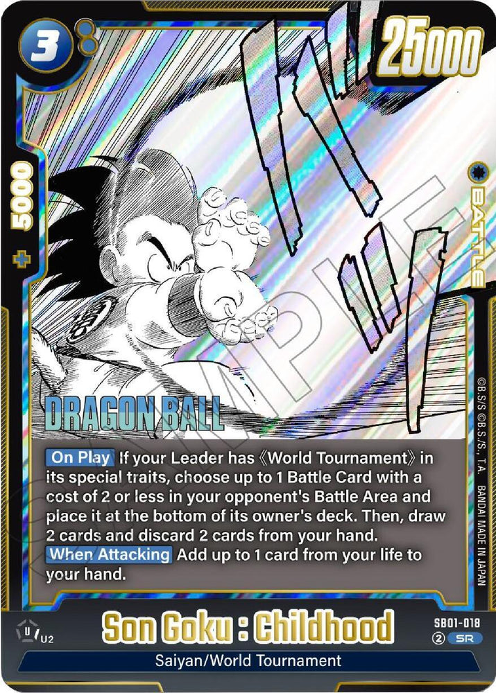 Son Goku : Childhood (SB01-018) [Manga Booster 01] (ONLINE ORDER ONLY)