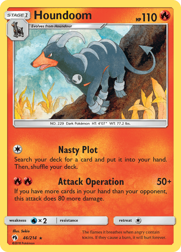 Houndoom (46/214) [Sun & Moon: Lost Thunder] (Online Only)
