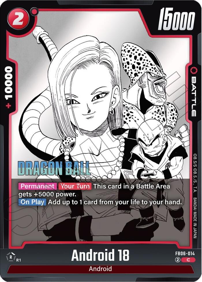 Android 18 [Manga Booster 01] (ONLINE ORDER ONLY)