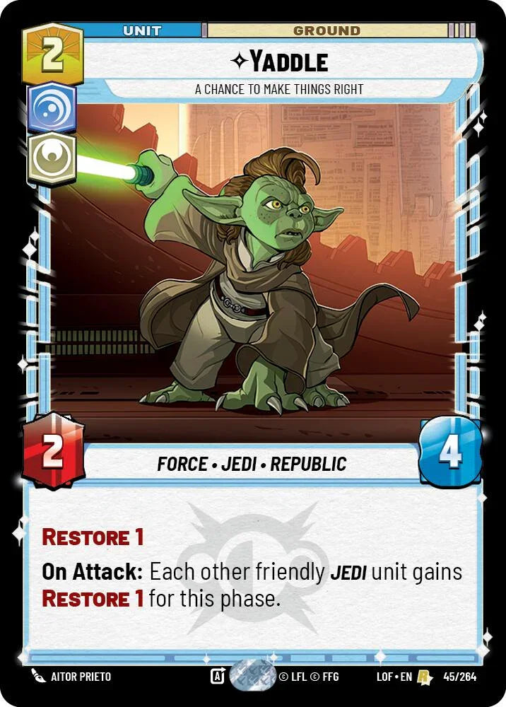 Yaddle - A Chance To Make Things Right (45/264) (45/264) [Legends of the Force] (ONLINE ORDER ONLY)