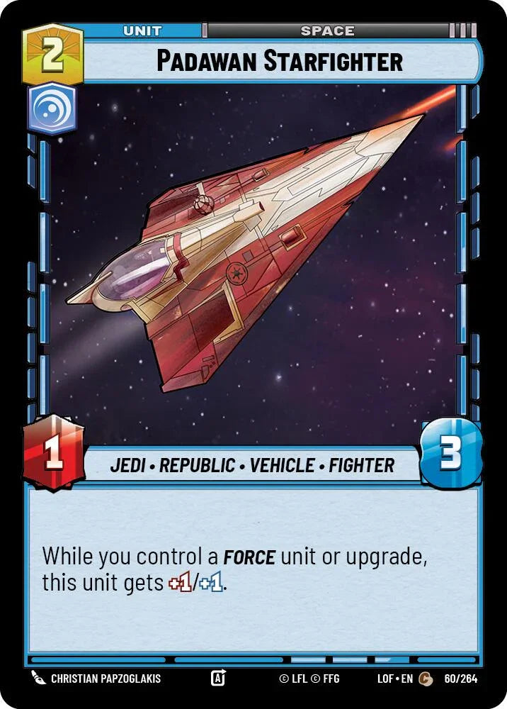 Padawan Starfighter (60/264) (60/264) [Legends of the Force] (ONLINE ORDER ONLY)