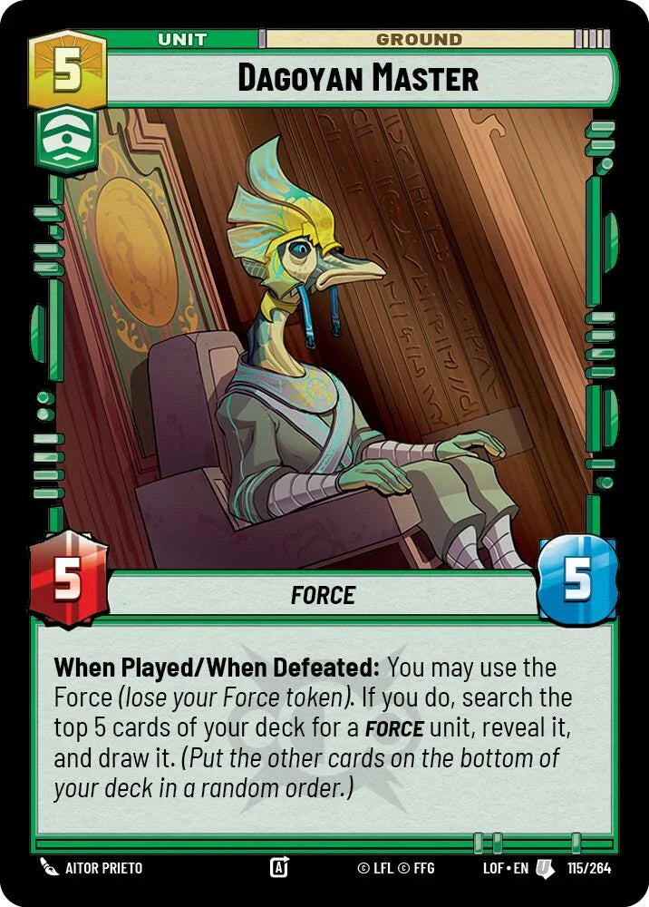 Dagoyan Master (115/264) (115/264) [Legends of the Force] (ONLINE ORDER ONLY)
