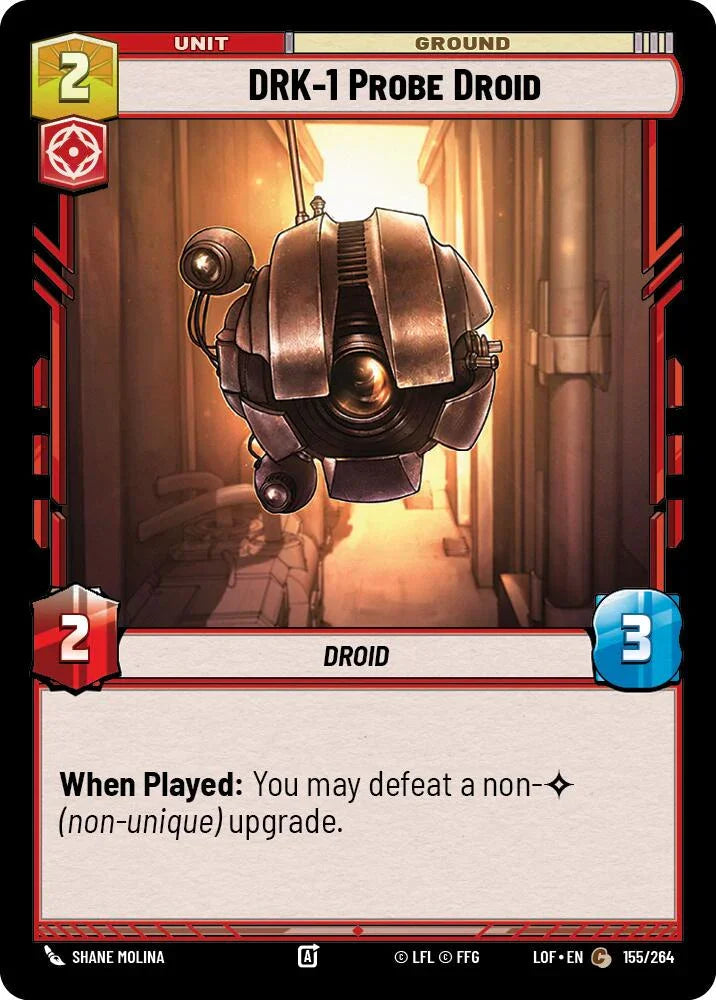 DRK-1 Probe Droid (155/264) (155/264) [Legends of the Force] (ONLINE ORDER ONLY)