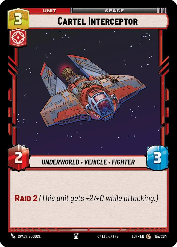 Cartel Interceptor (157/264) (157/264) [Legends of the Force] (ONLINE ORDER ONLY)