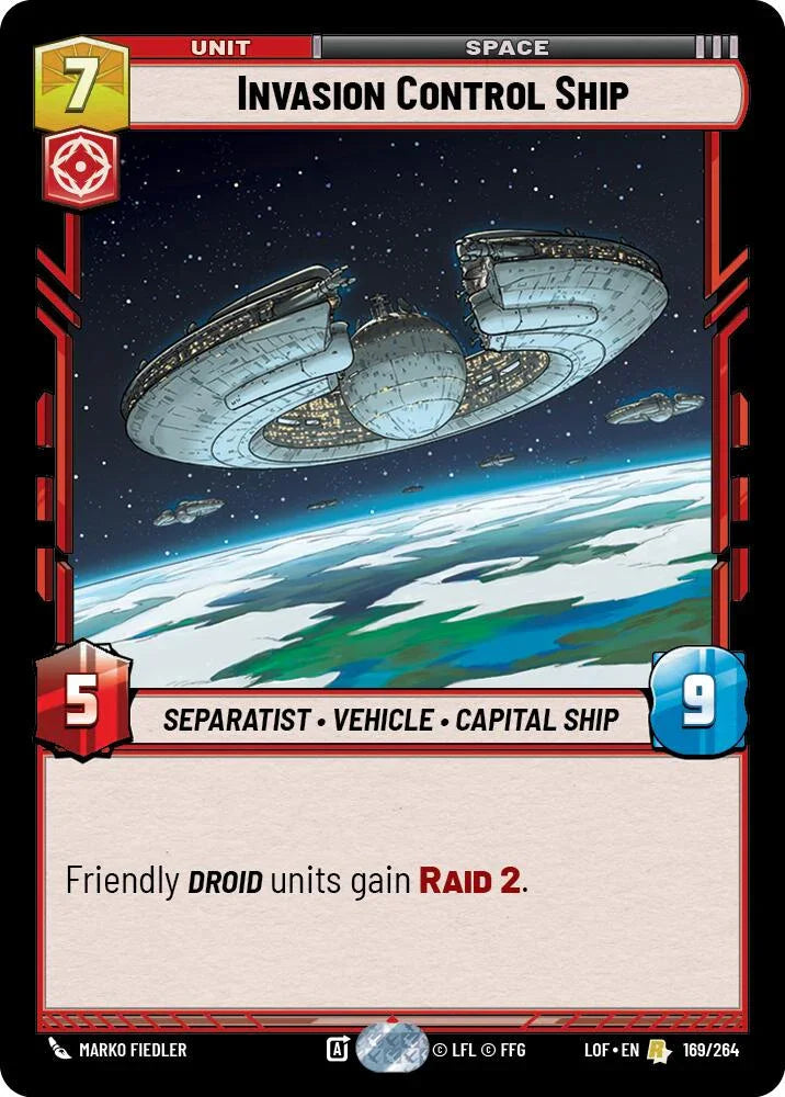 Invasion Control Ship (169/264) (169/264) [Legends of the Force] (ONLINE ORDER ONLY)