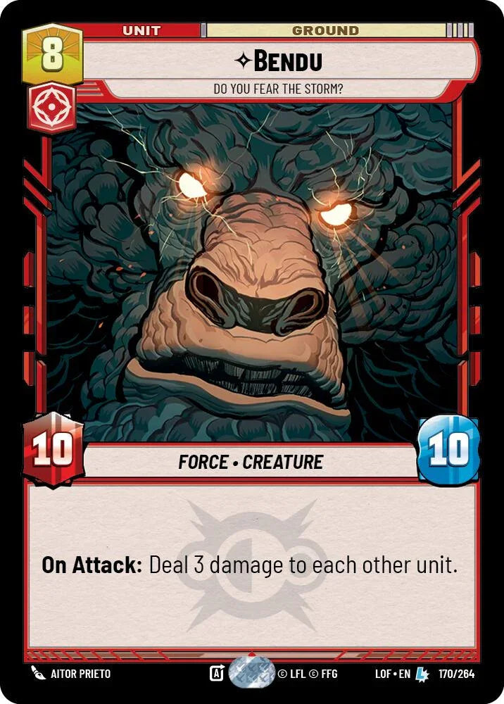 Bendu - Do You Fear the Storm? (170/264) (170/264) [Legends of the Force] (ONLINE ORDER ONLY)