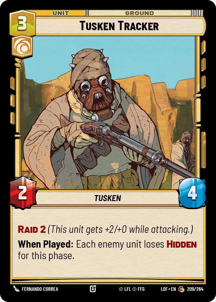 Tusken Tracker (209/264) (209/264) [Legends of the Force] (ONLINE ORDER ONLY)