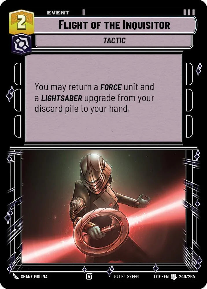 Flight of the Inquisitor (240/264) (240/264) [Legends of the Force] (ONLINE ORDER ONLY)
