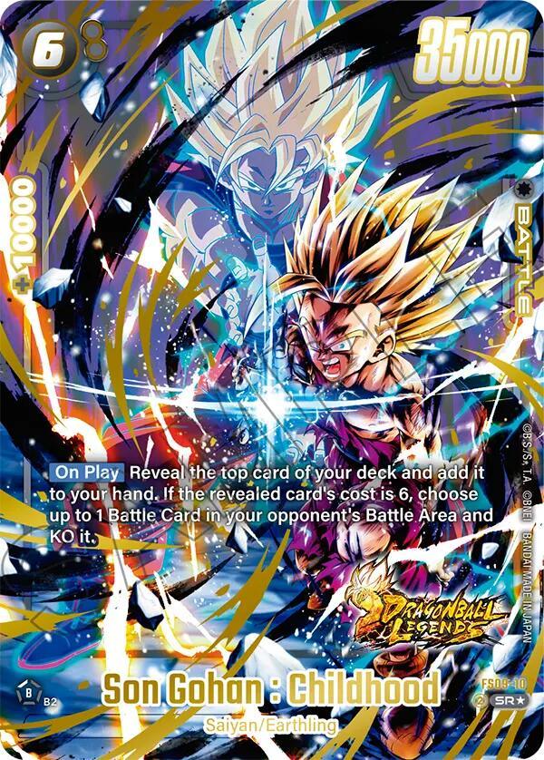 Son Gohan : Childhood (Bonus Pack Alternate Art) [Starter Deck: Shallot] (ONLINE ORDER ONLY)