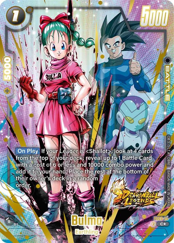Bulma (Bonus Pack Alternate Art) [Starter Deck: Shallot] (ONLINE ORDER ONLY)