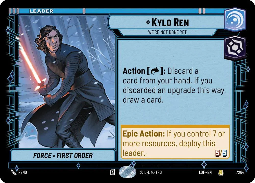 Kylo Ren - We're Not Done Yet (001/264) (001/264) [Legends of the Force] (ONLINE ORDER ONLY)