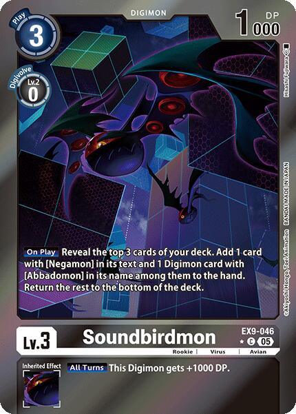 Soundbirdmon [EX9-046] (Limited Foil) [Versus Monsters] (ONLINE ORDER ONLY)