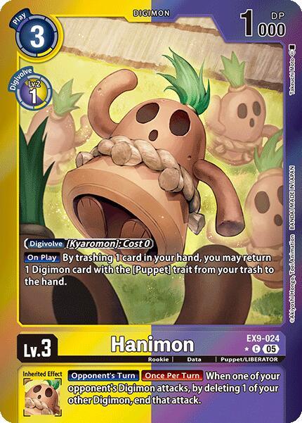 Hanimon [EX9-024] (Limited Foil) [Versus Monsters] (ONLINE ORDER ONLY)