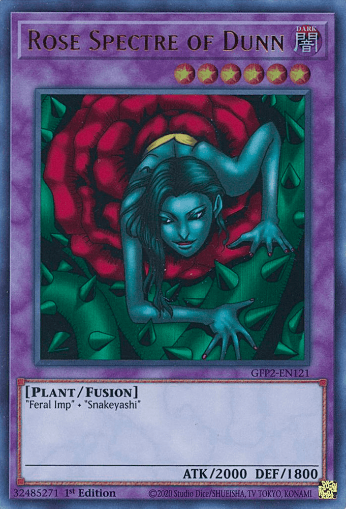 Rose Spectre of Dunn [GFP2-EN121] Ultra Rare (ONLINE ORDER ONLY)