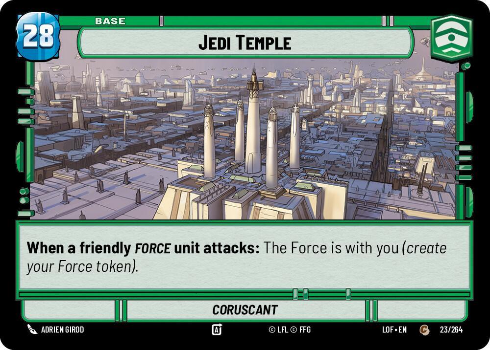 Jedi Temple // Experience (023/264 // T01/T03) (023/264 // T01/T03) [Legends of the Force] (ONLINE ORDER ONLY)
