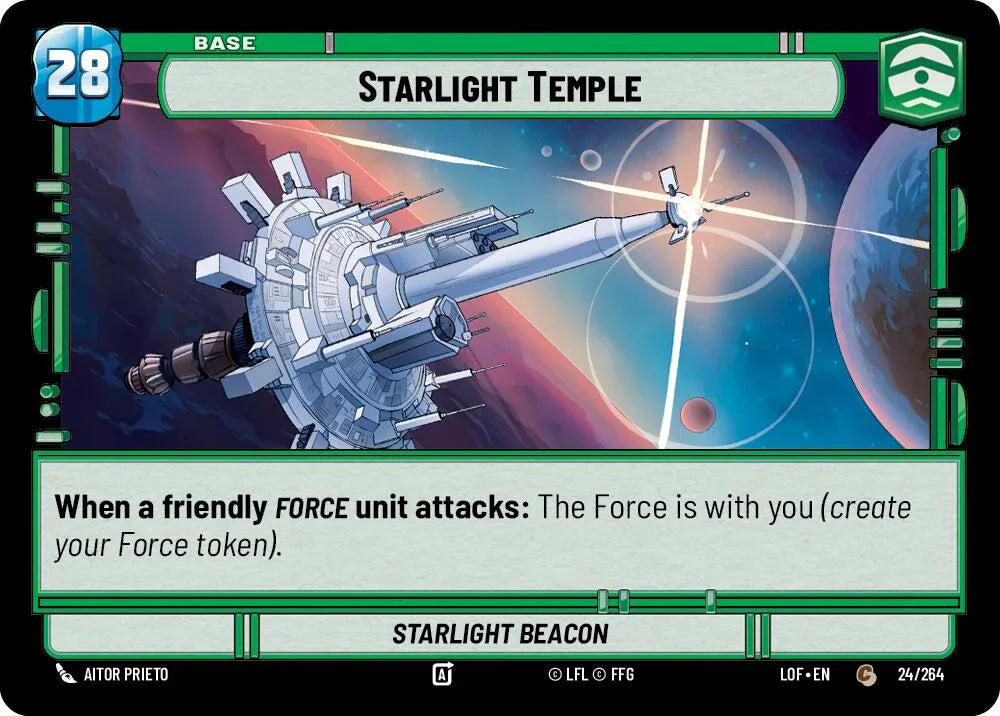 Starlight Temple // Shield (024/264 // T02/T03) (024/264 // T02/T03) [Legends of the Force] (ONLINE ORDER ONLY)