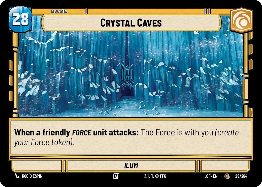 Crystal Caves // Experience (029/264 // T01/T03) (029/264 // T01/T03) [Legends of the Force] (ONLINE ORDER ONLY)