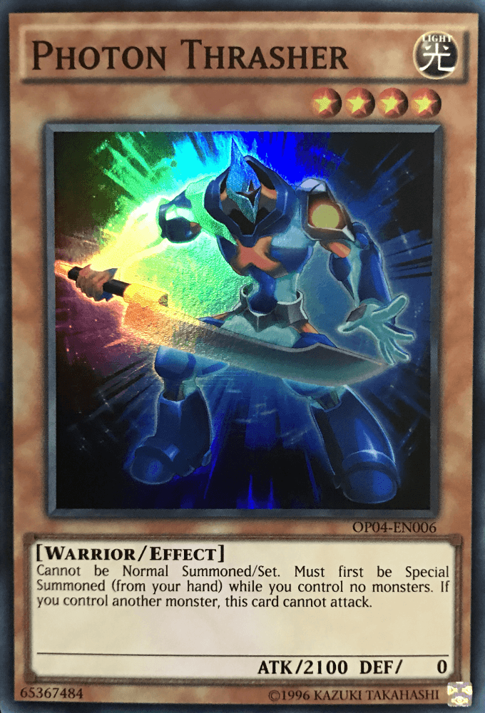 Photon Thrasher [OP04-EN006] Super Rare (ONLINE ORDER ONLY)