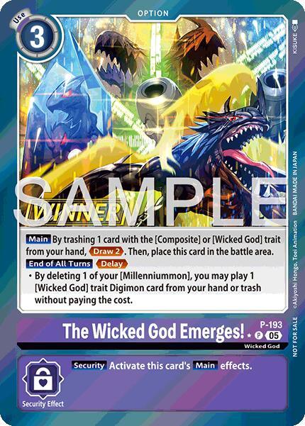 The Wicked God Emerges! [P-193] (Store Tournament 2025 Vol.3 Winner Pack) [Promotion Cards] (ONLINE ORDER ONLY)